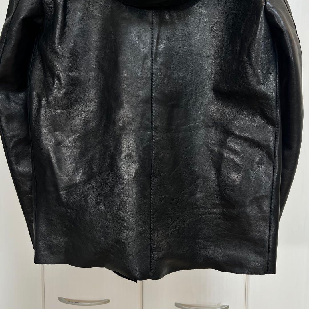 Salvatore Santoro シープレザー フーデッドジャケット パーカー