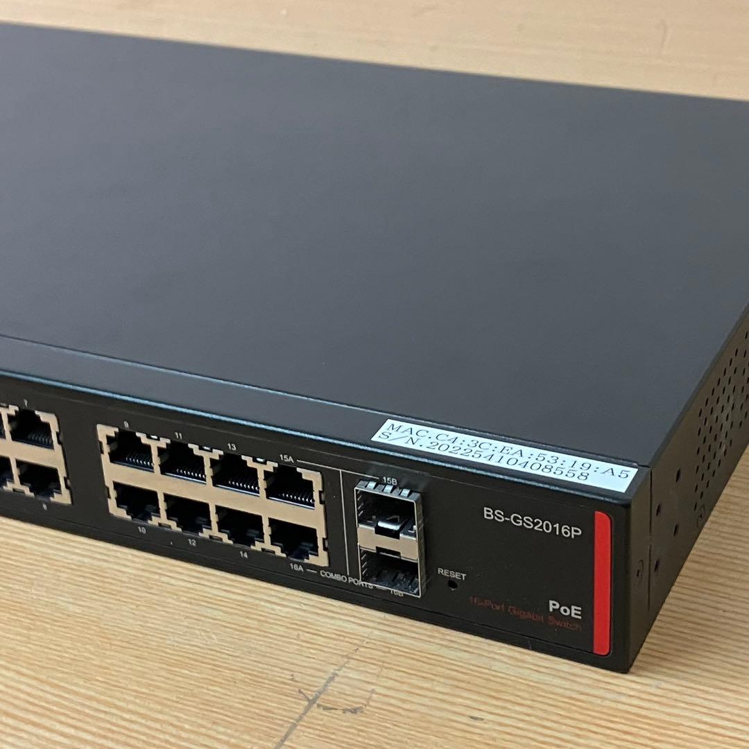 BUFFALO BS-GS2016P/HP 16ポートスイッチングハブ