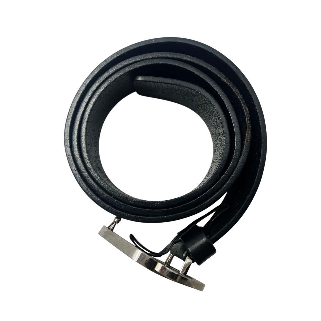 専用　GUCCI インターロッキング レザー ブラック ベルト 7580