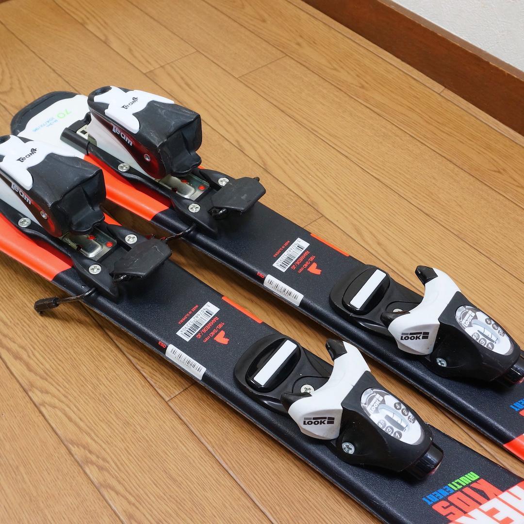 メンテ済 70cm 靴18cm ROSSIGNOL スキーセット