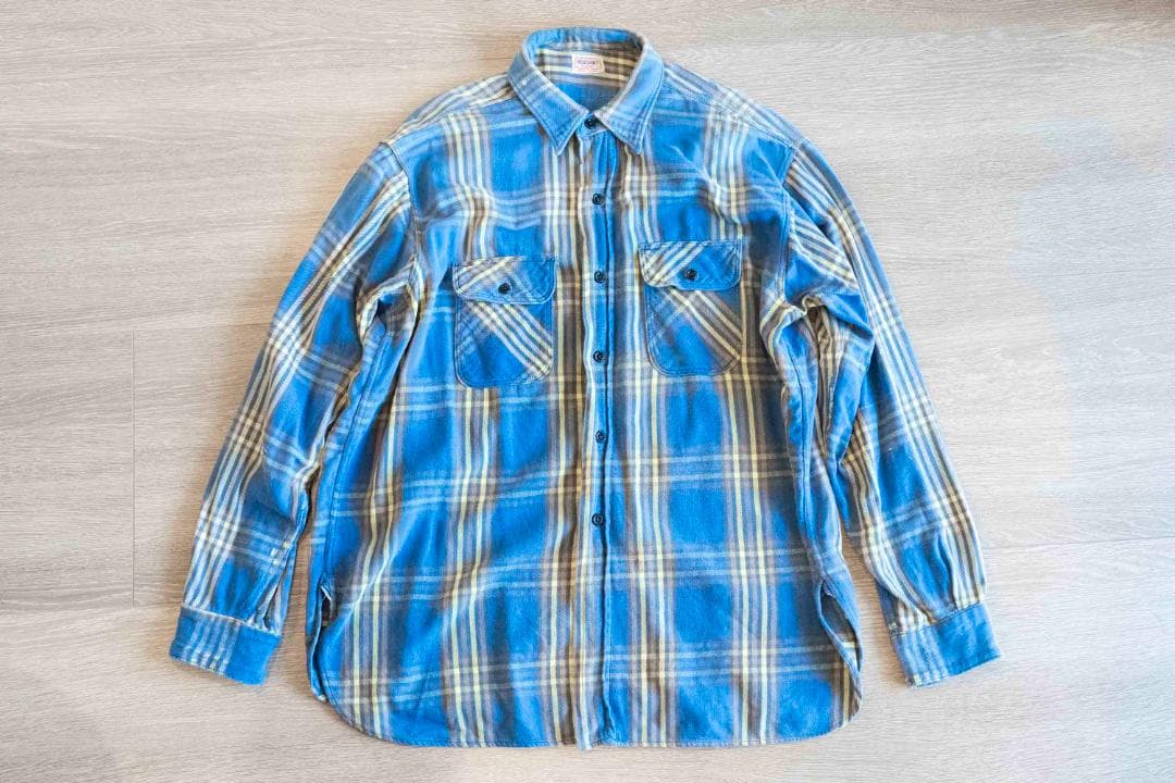 ヴィンテージ HEADLIGHT ネルシャツ