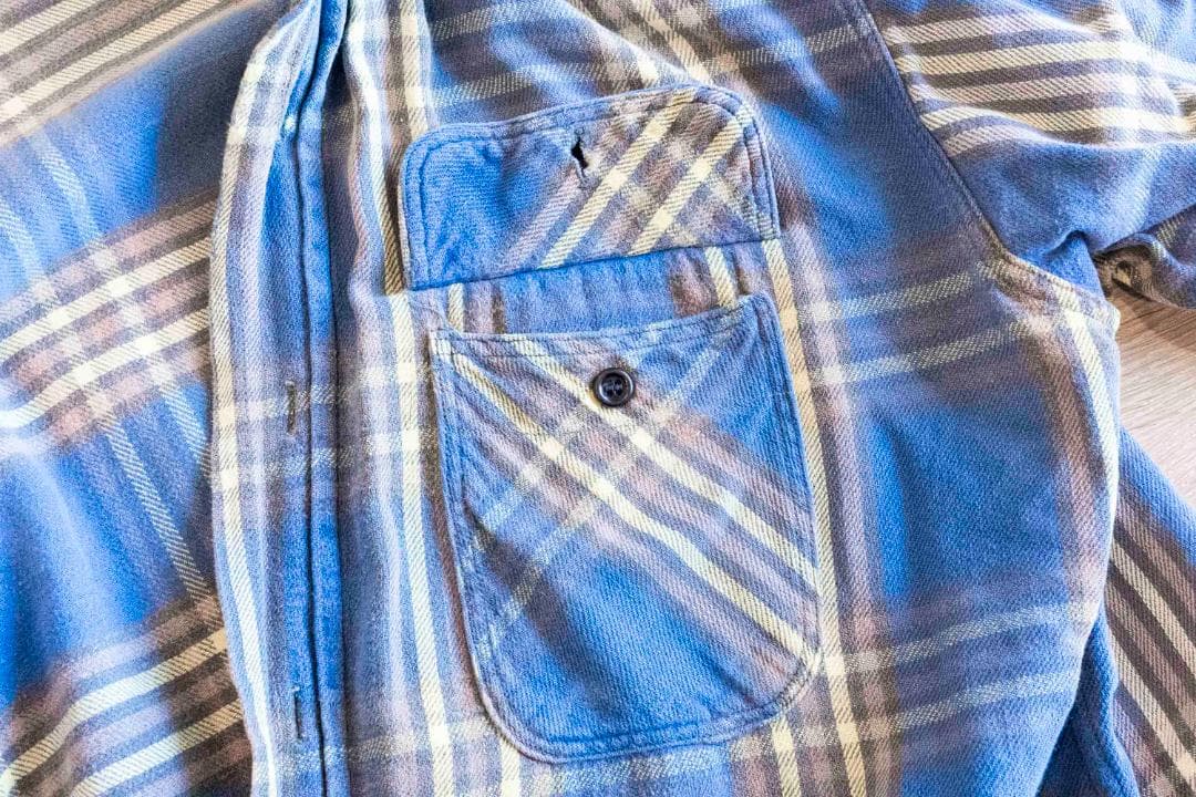 ヴィンテージ HEADLIGHT ネルシャツ