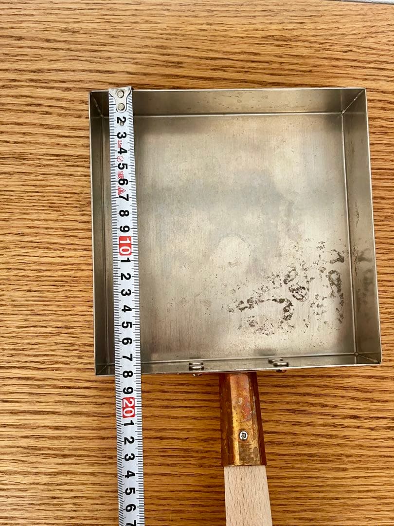 【dancyu（ダンチュウ）】純銅玉子焼 18×18cm（木蓋付）