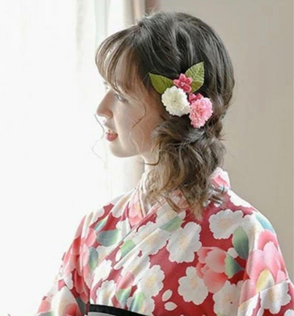 美品　キャサリンコテージ 卒業式　袴　肌襦袢　髪飾り　165 紺