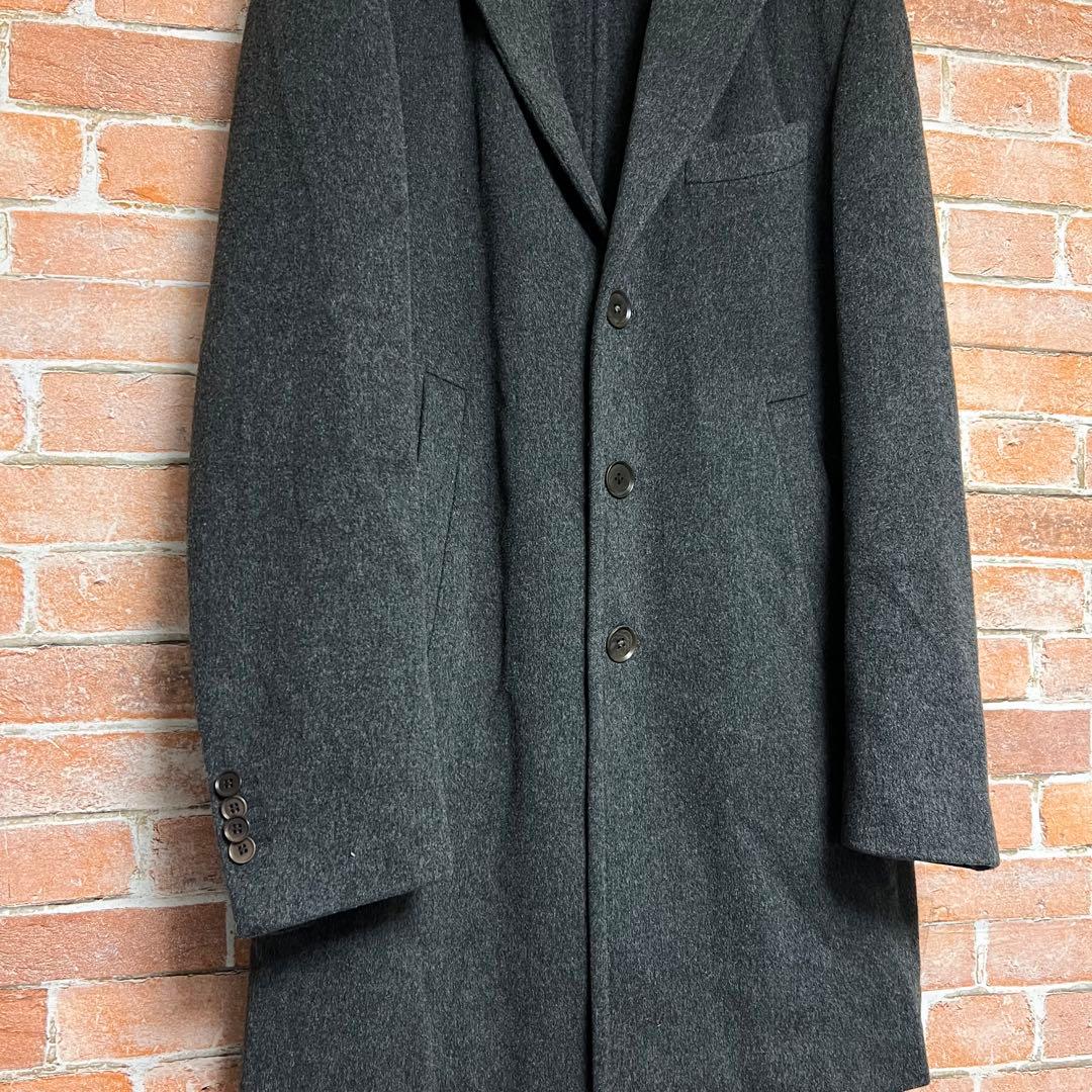 エディフィス　ロロピアーナ　ミケランジェロ　イザイア　チェスターコート　グレー