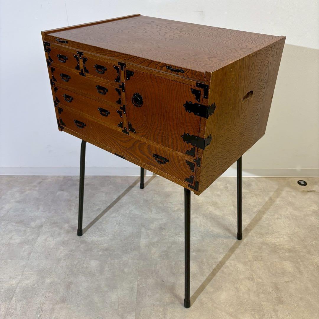 脚付和箪笥　小袖机　箪笥　リメイク家具　脚付棚　和家具　時代家具　和モダン