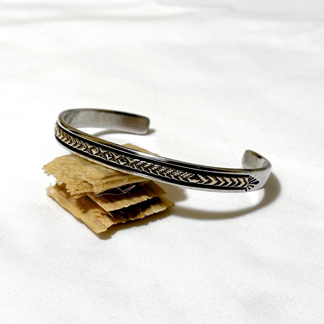 ブルースモーガン 14K ゴールド シルバー バングル