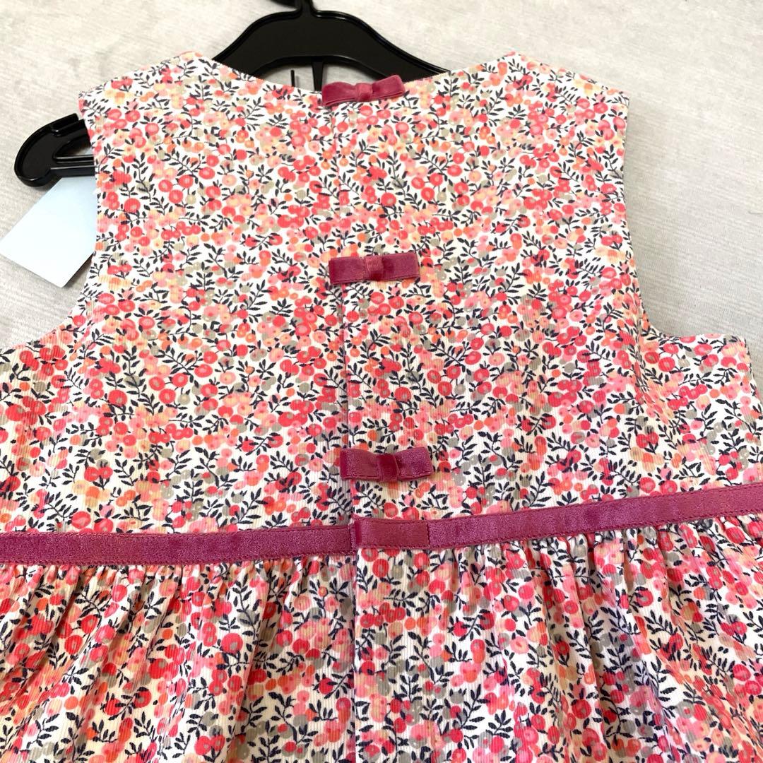 新品未使用　タルティーヌエショコラ　ワンピース　リバティ　140