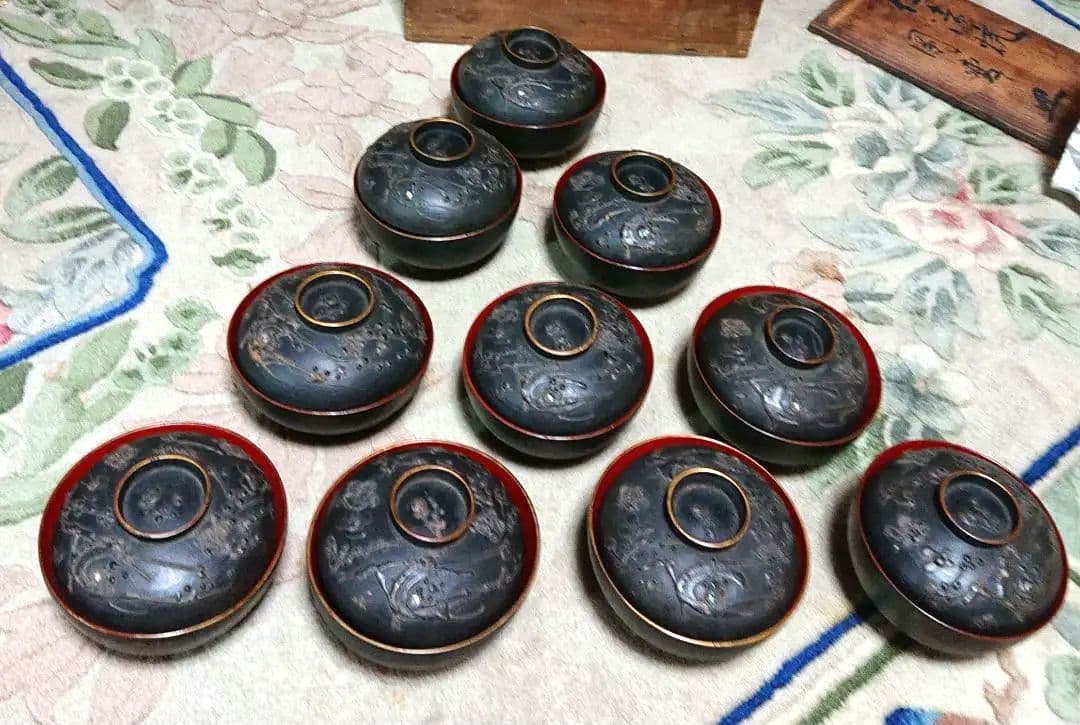 蓋付きお吸い物椀10客