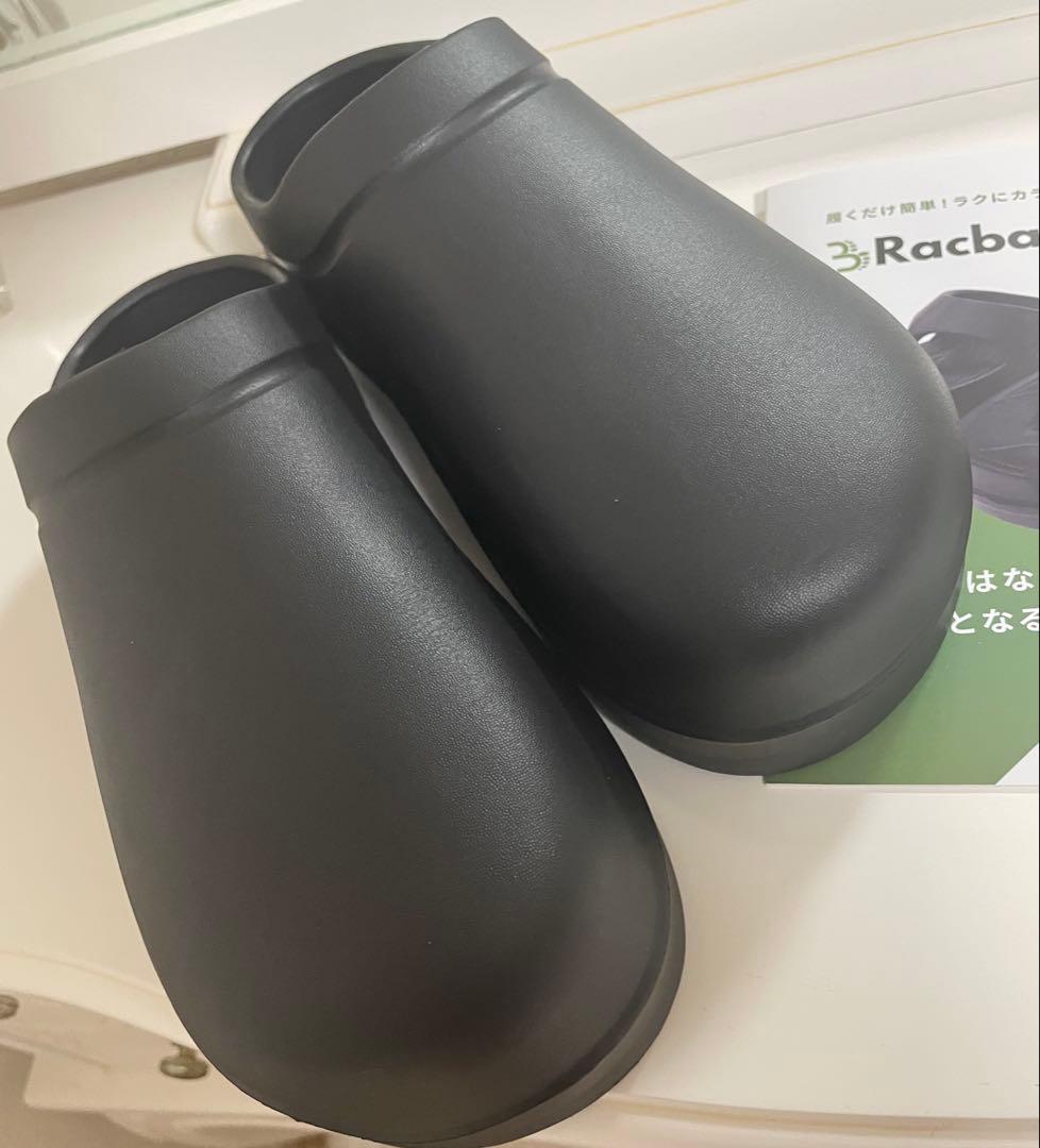 Racbaki(ラクバキ) イージーサボ　ブラック 26.0〜27.0cm