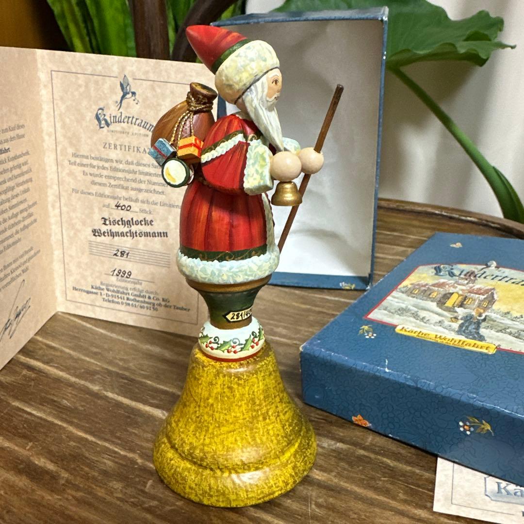 Kathe Wohlfahrt 1999年　サンタクロースベル　箱、保証書付き