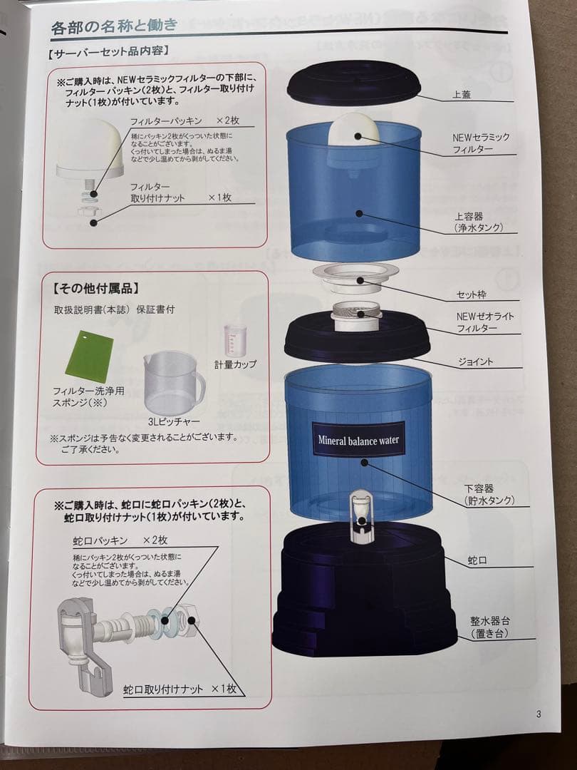 ポタポタクラブWater Life Series ポット型浄水器 CF701B6