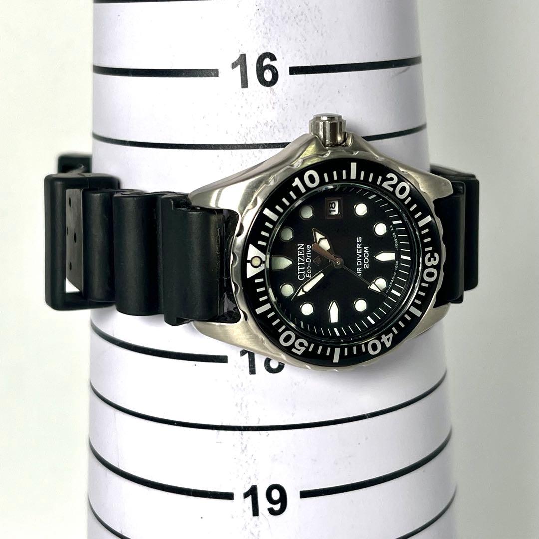 【極美品/稼働】シチズン ダイバーズウォッチ E068-T005420 腕時計