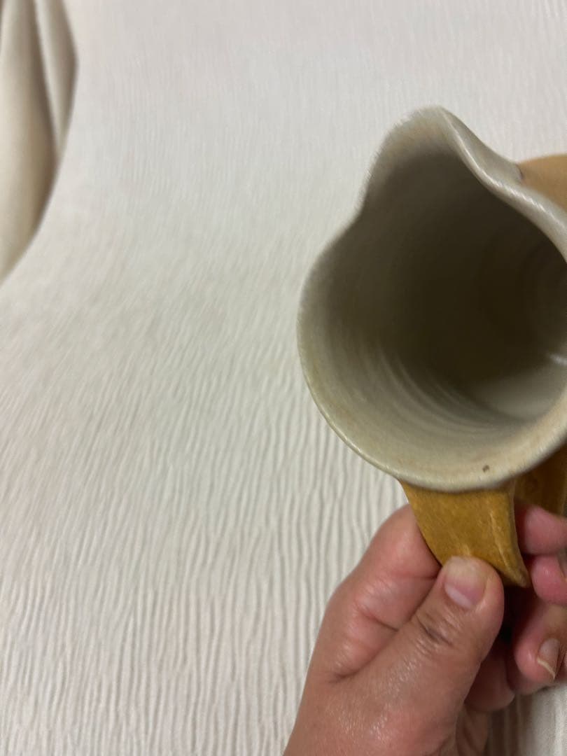 小泊良さん　ピッチャー ネコの紋様　やちむん