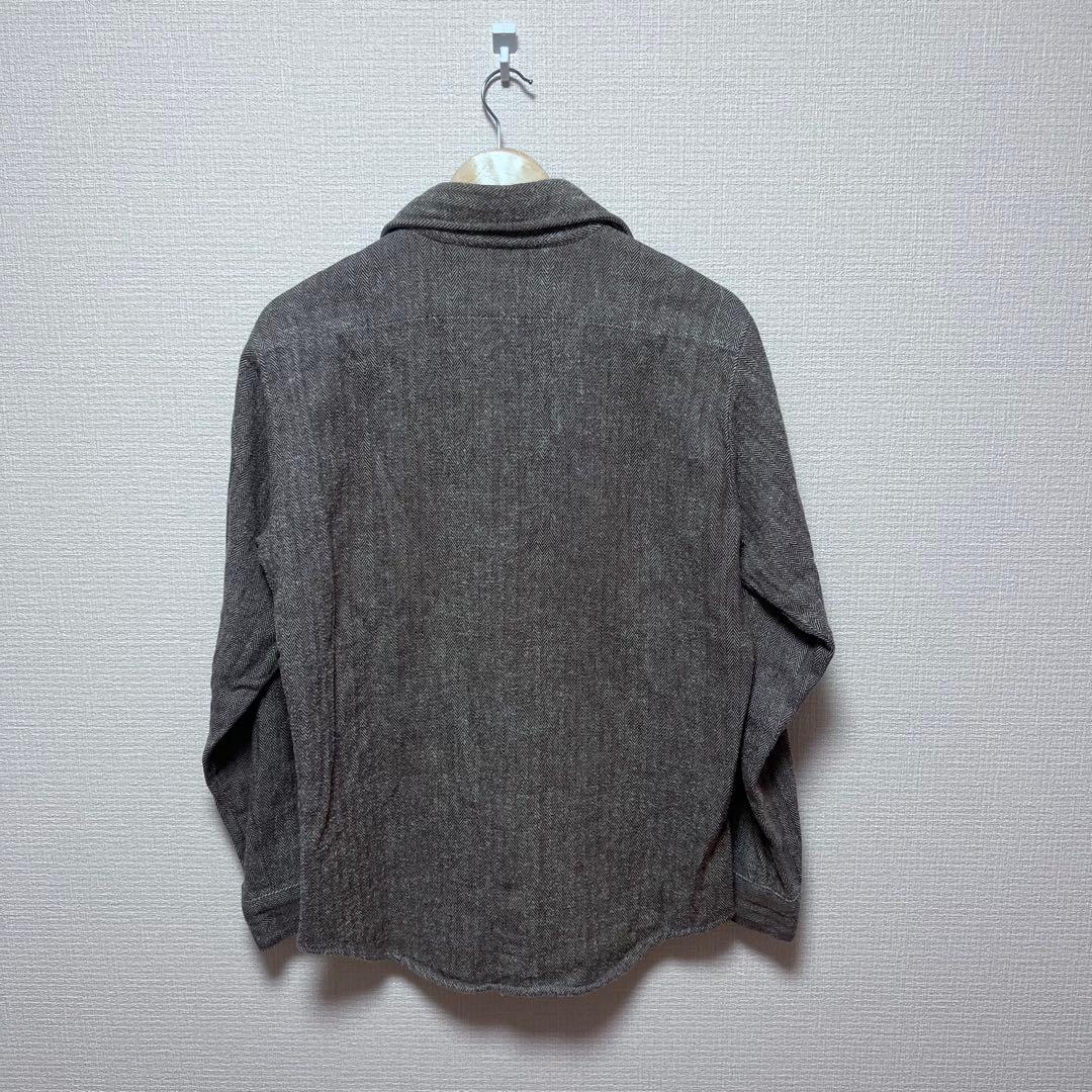 【希少】80s ファイブブラザー ネルシャツ ヘリンボーン USA製 Mサイズ