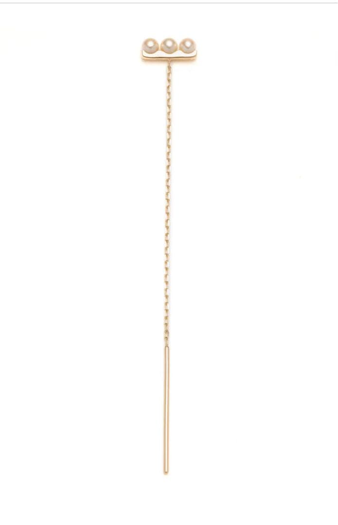 Hirotaka アコヤパールチェーンピアス②両耳