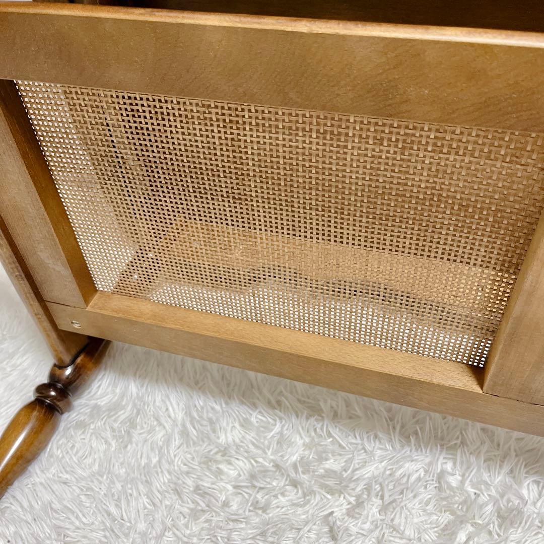 カリモク 家具 リビング ローテーブル コロニア ウォールナット ラタン張り