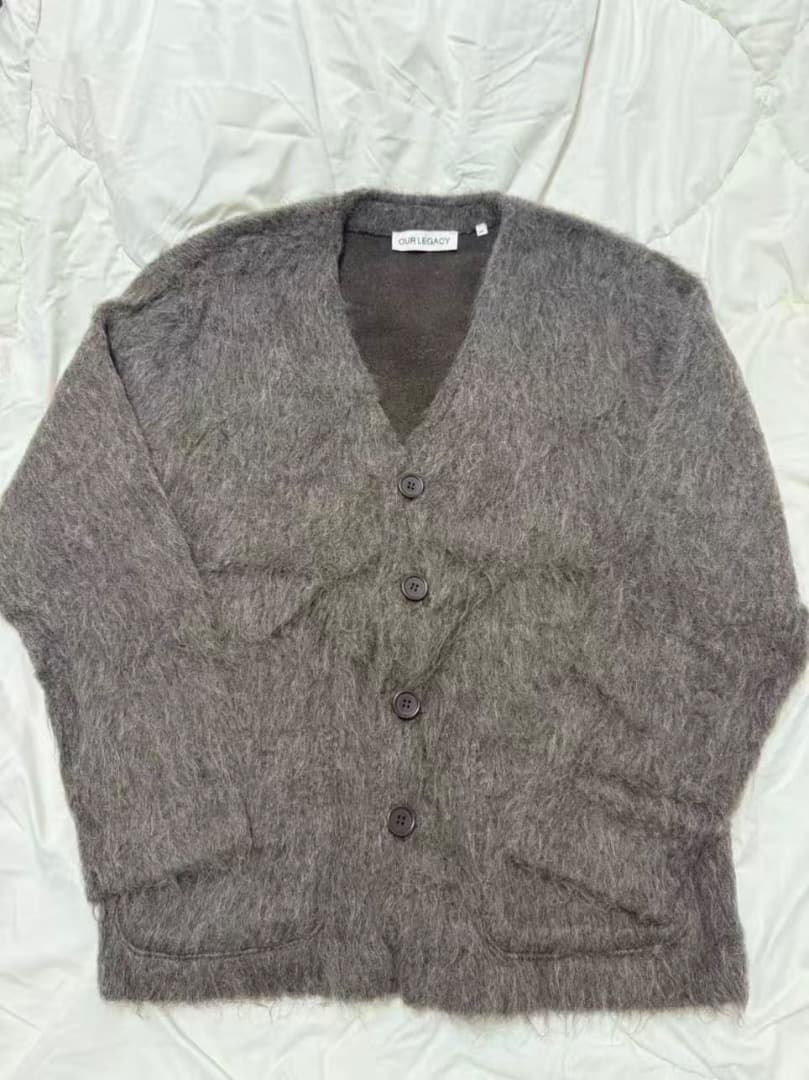 our legacy 23AW モヘアカーディガン