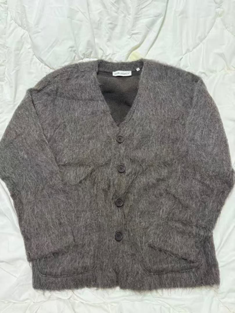 our legacy 23AW モヘアカーディガン