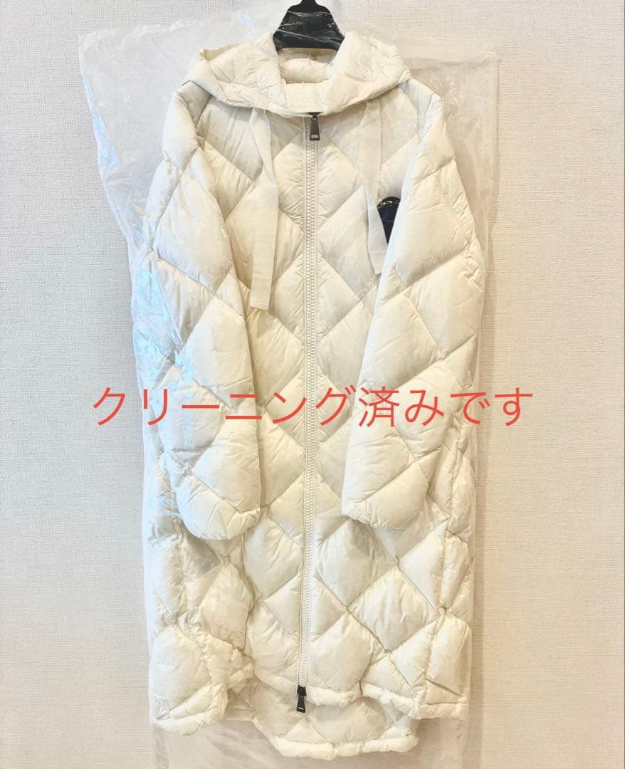 MONCLER モンクレール ロングダウンジャケット 白