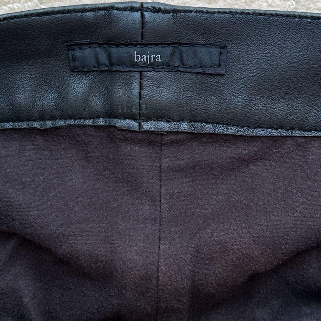 bajraバジュラ 変形羊レザージャケットモード 美シルエットサイズ1ブラック