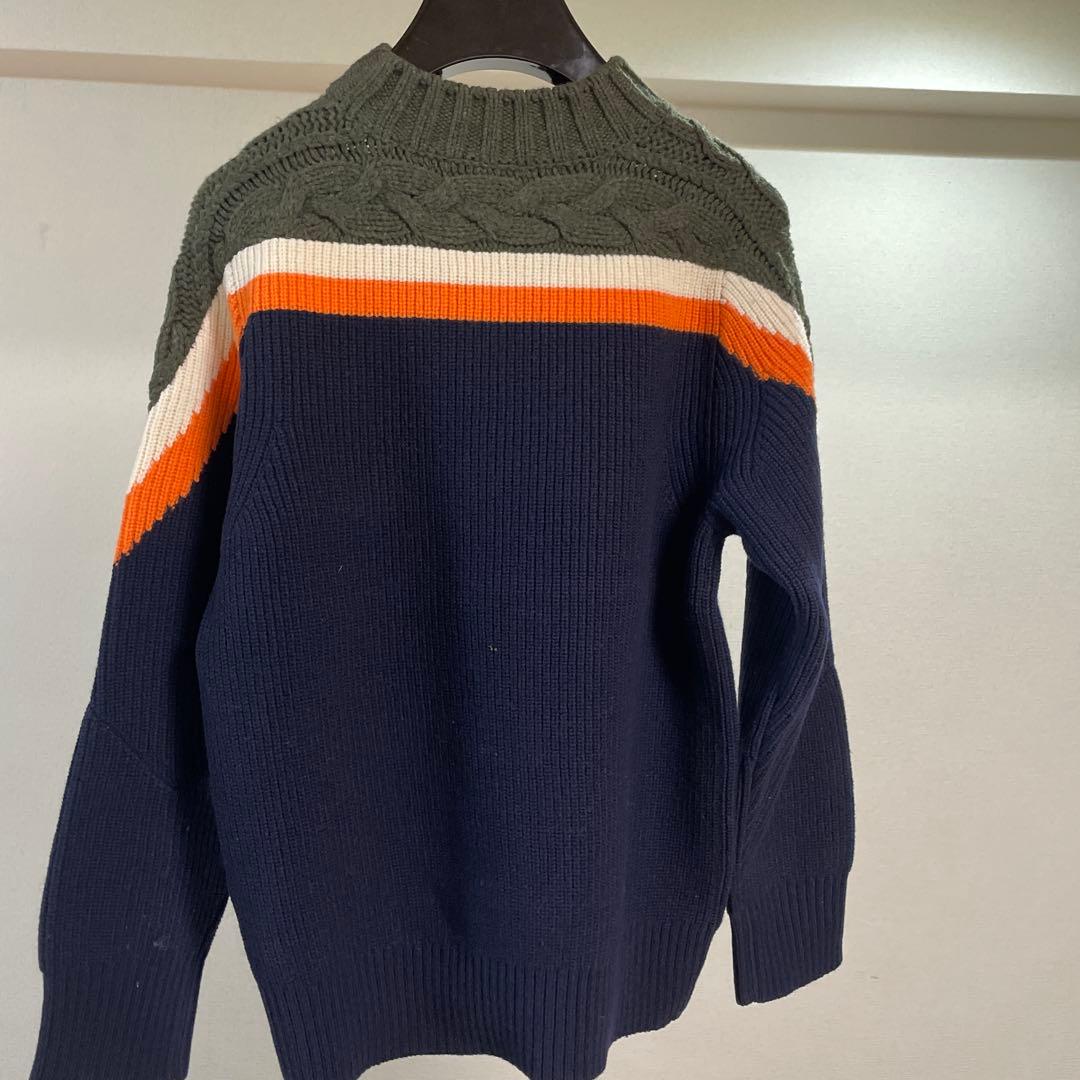 A*B様 sacai ケーブル編み長袖ニットセーター