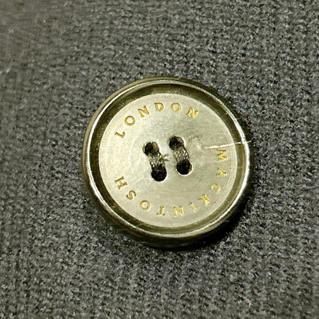 極美品✨マッキントッシュロンドン ウールシルクステンカラーコート ネイビー 36