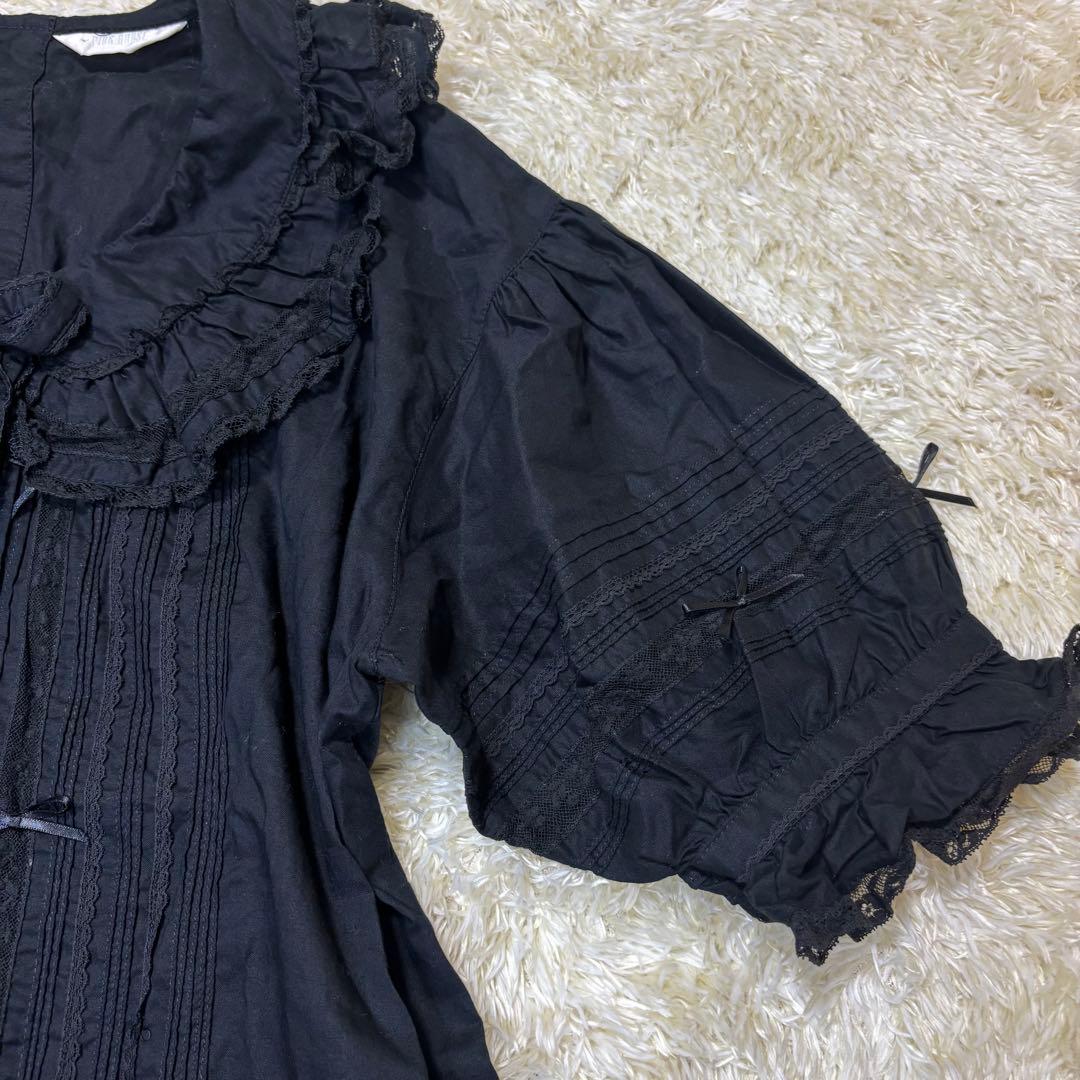 2点おまとめ♡ピンクハウス リボンたっぷりブラウス/チェック柄ブラウス