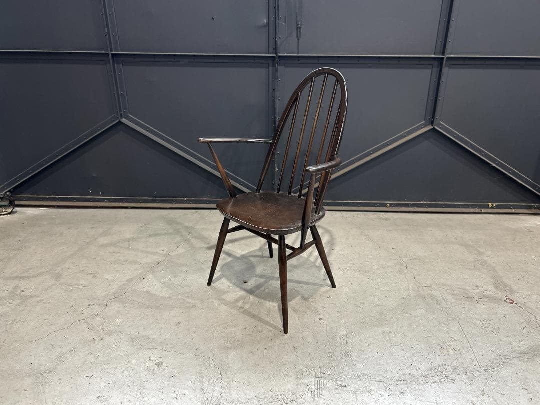 英国vintage　アーコール / ERCOL　クエーカーアームチェア　60's