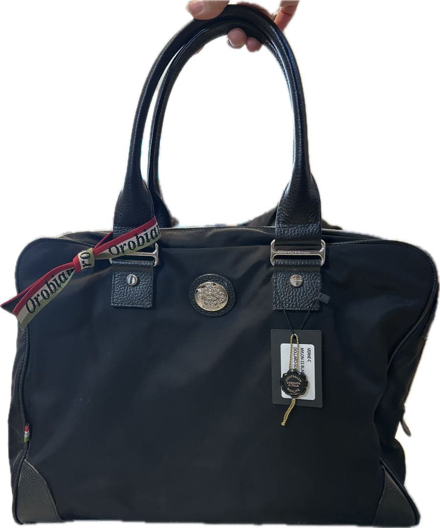 Orobiancoブラック トートバッグ