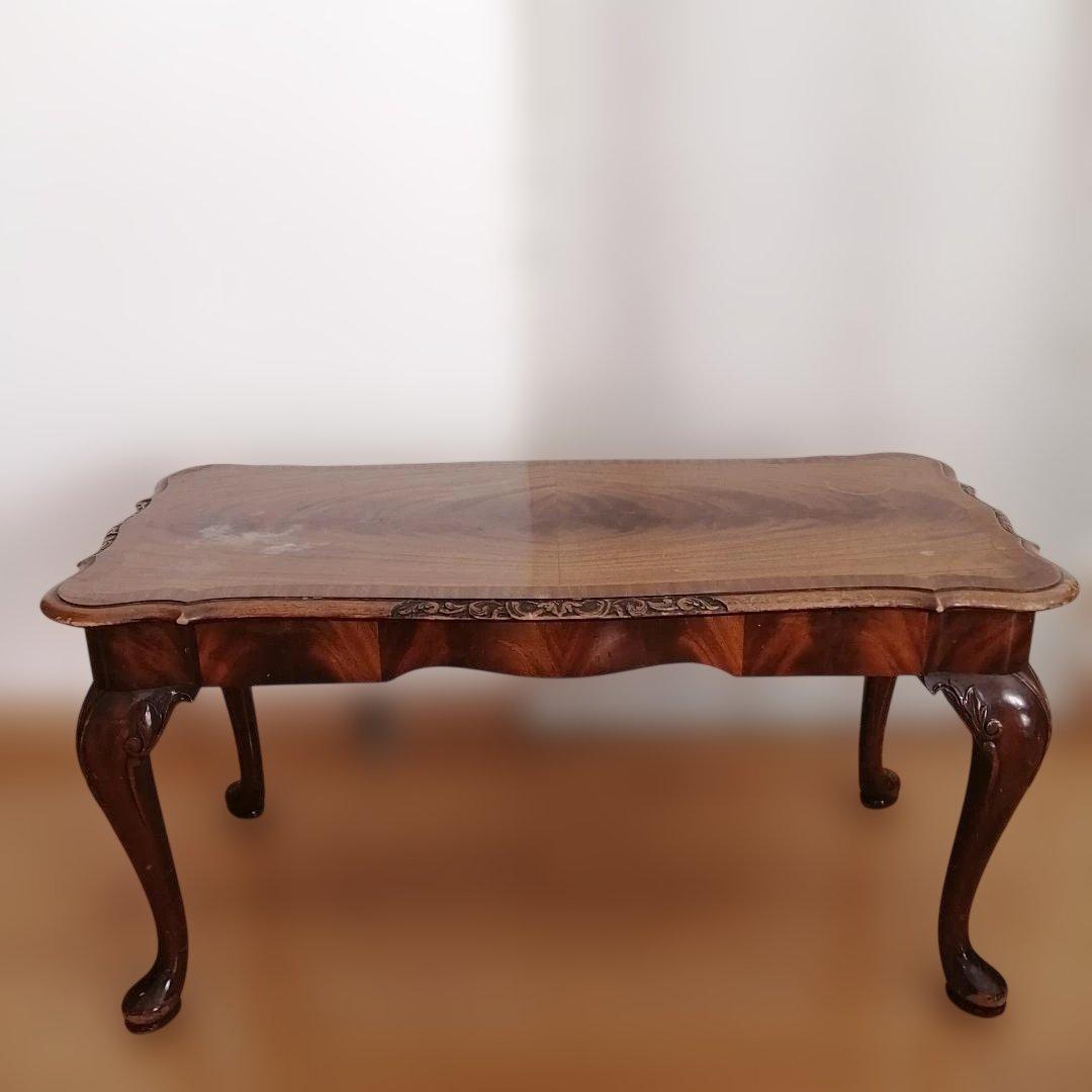 猫脚 アンティーク ヴィンテージ コーヒーテーブル ローテーブル 座卓