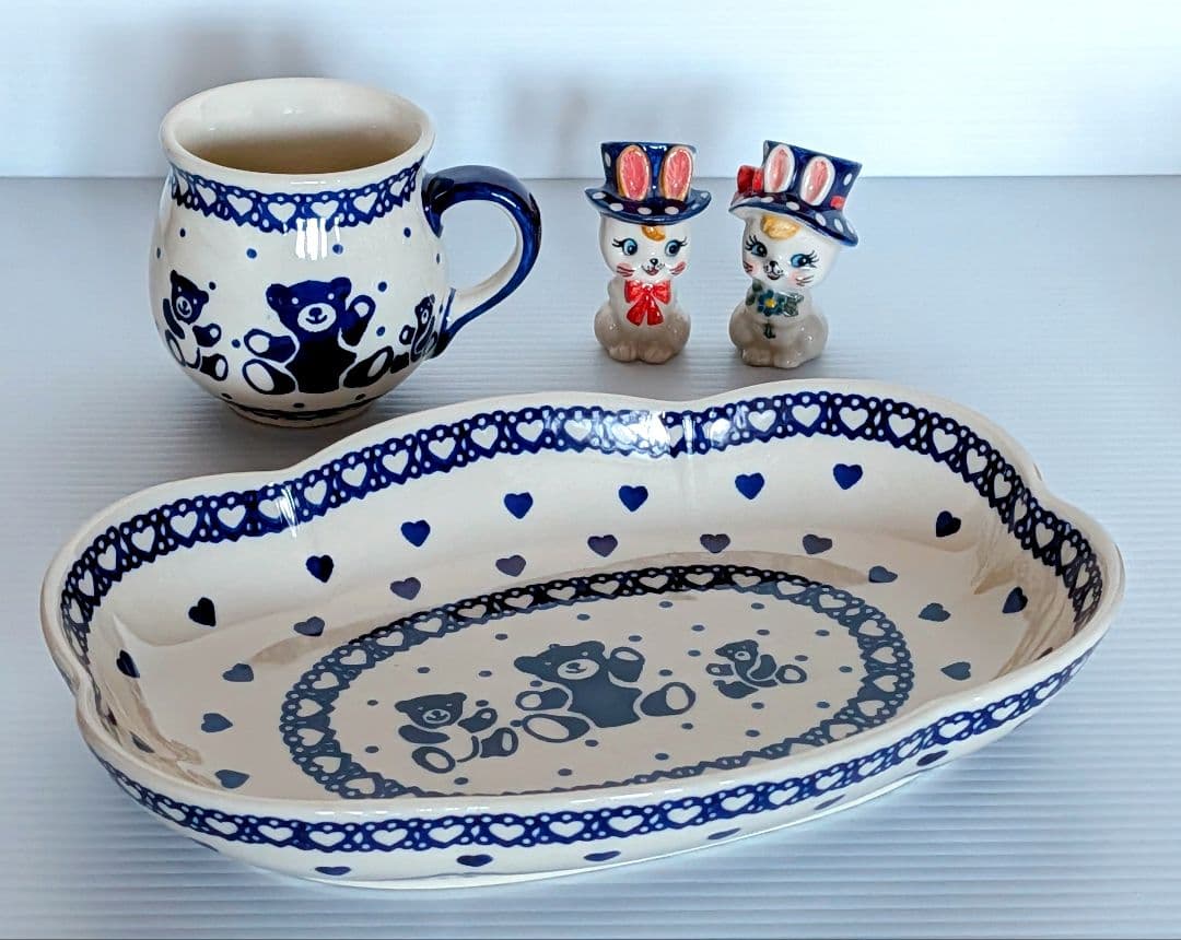 ポーリッシュポタリー マヌファクトゥラ くまセット✩˚。⋆