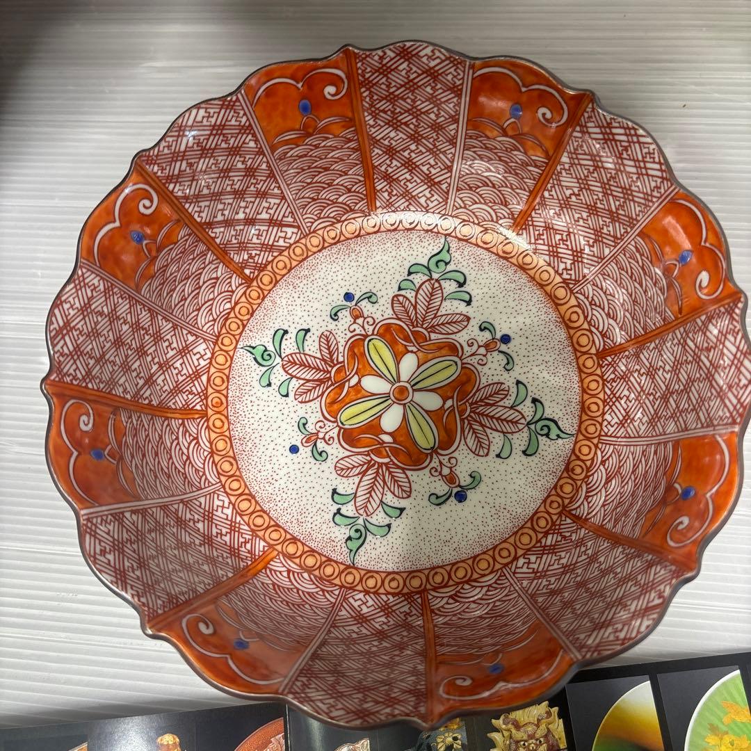 九谷焼　K6-308 飯田屋　6号鉢