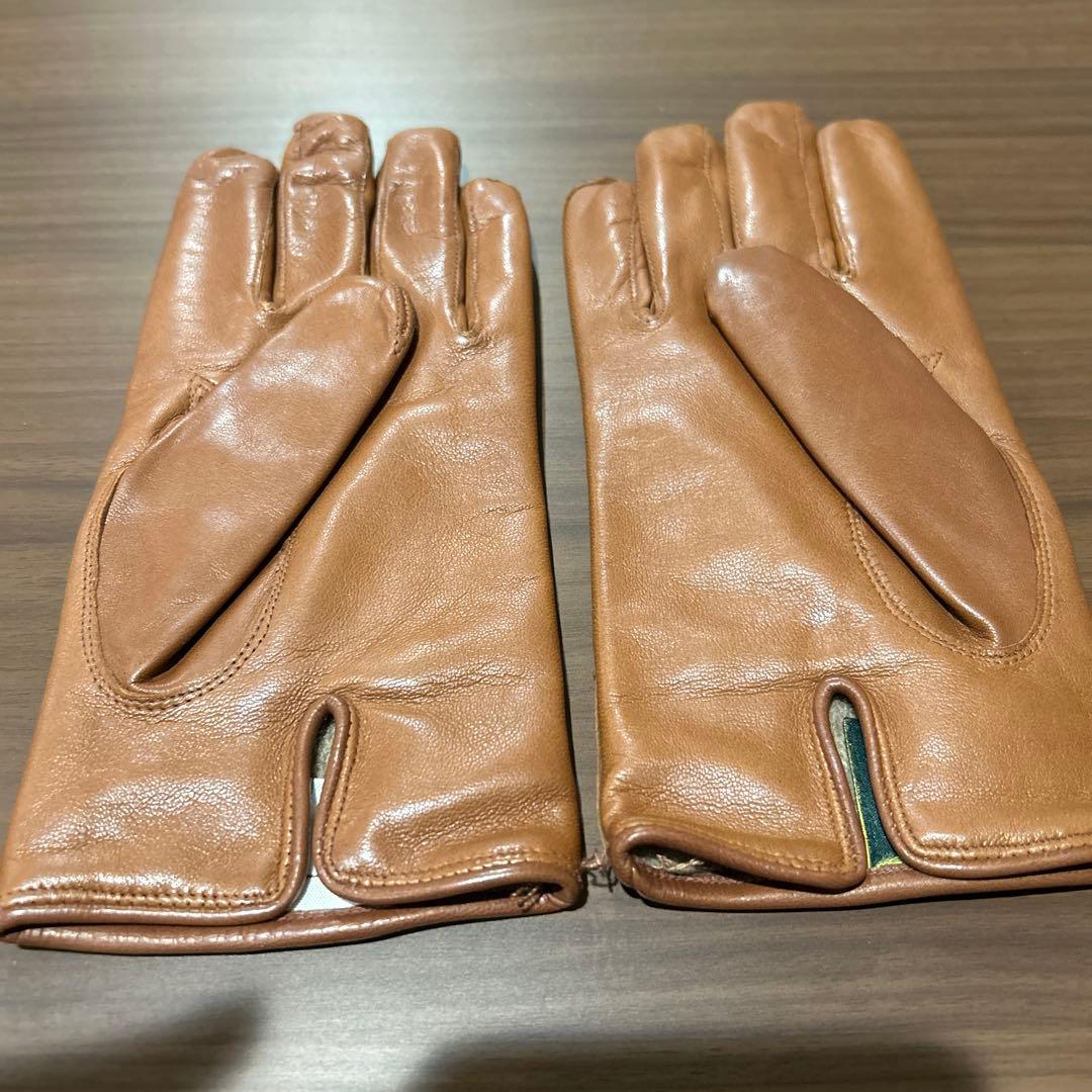 ラブグローブ 手袋　ナパレザー　ブラウン　8インチ