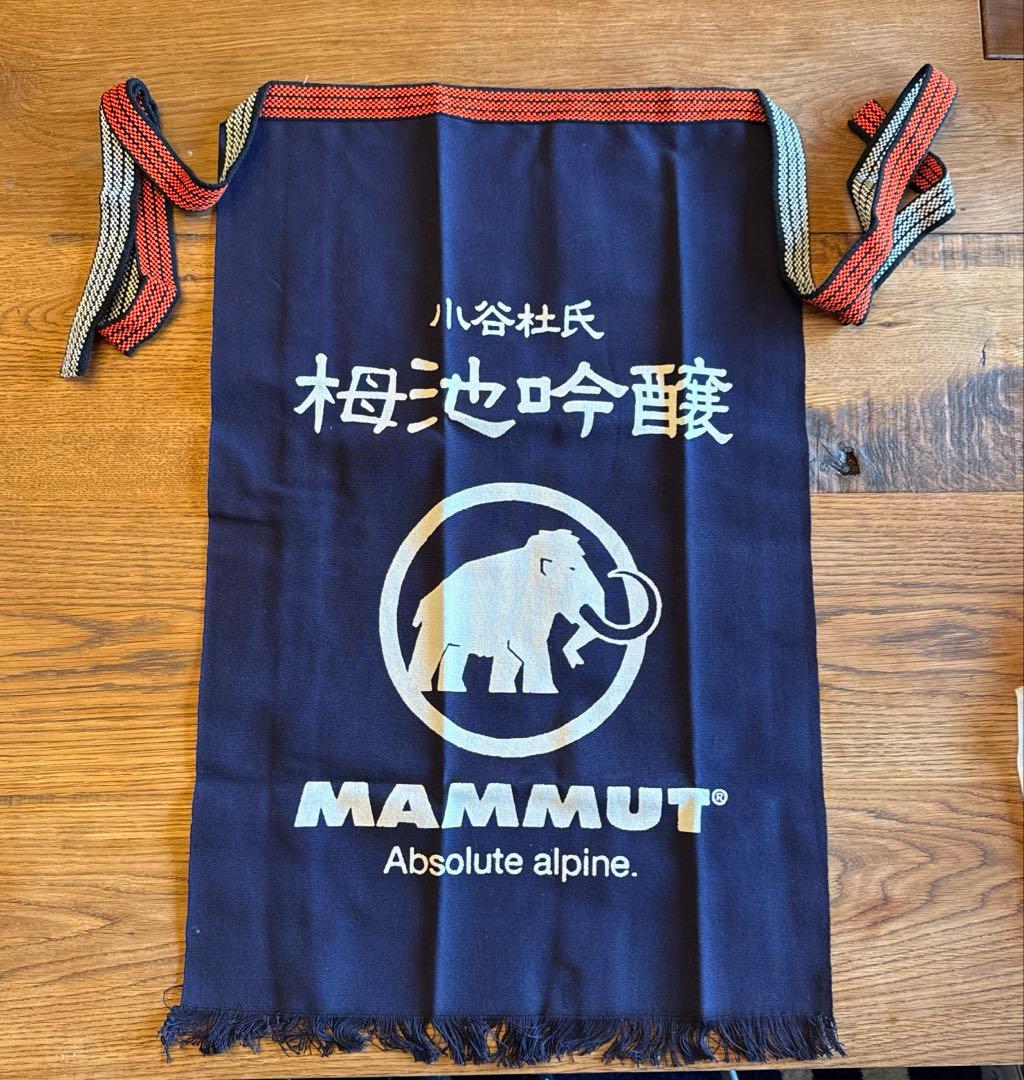【新品未使用】小谷村× MAMMUTコラボ前掛け 限定300 ネイビー