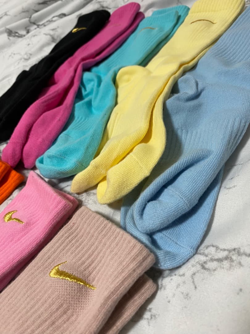 22〜24】ナイキ Nike ロゴフラワーソックス 9足セット