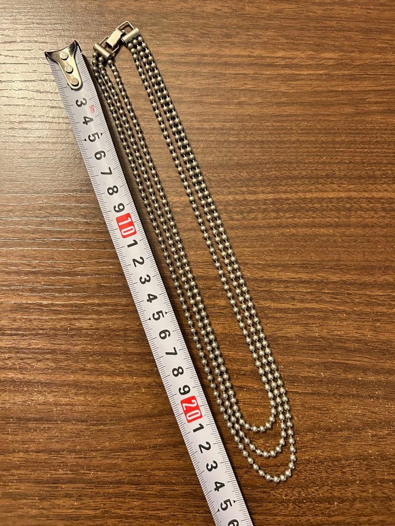 ナバホパール　インディアンジュエリー　ビンテージシルバーネックレス