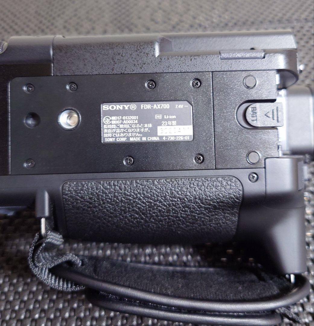 SONY FDR-AX700 4Kビデオカメラ 【超美品】 通電時間4×10H