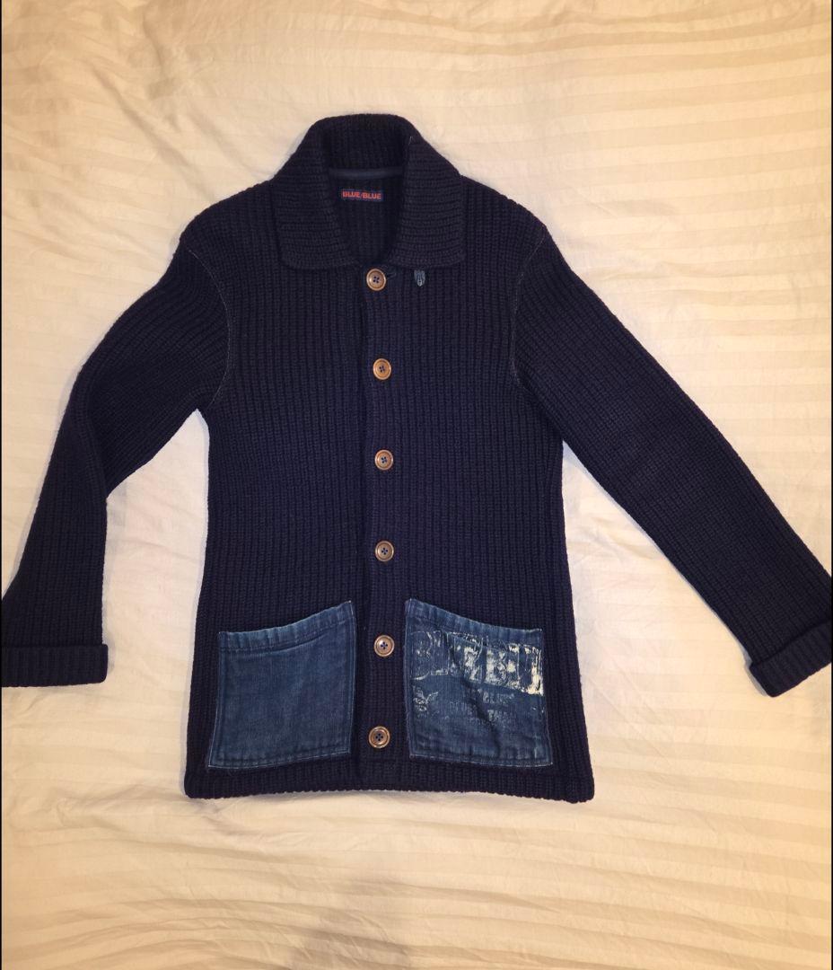 BLUE BLUE⭐圧縮ニットジャケット⭐ キムタク着 ラブジェネハリラン