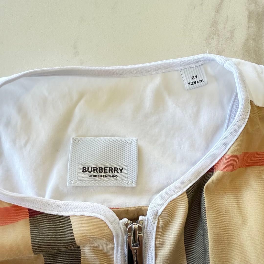 BURBERRY バーバリー ノースリーブ ワンピース 128cm チェック
