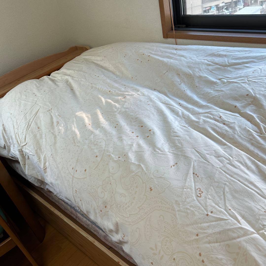 最高級！グランドマザー　グースダウン掛け布団！クリーニング済み！