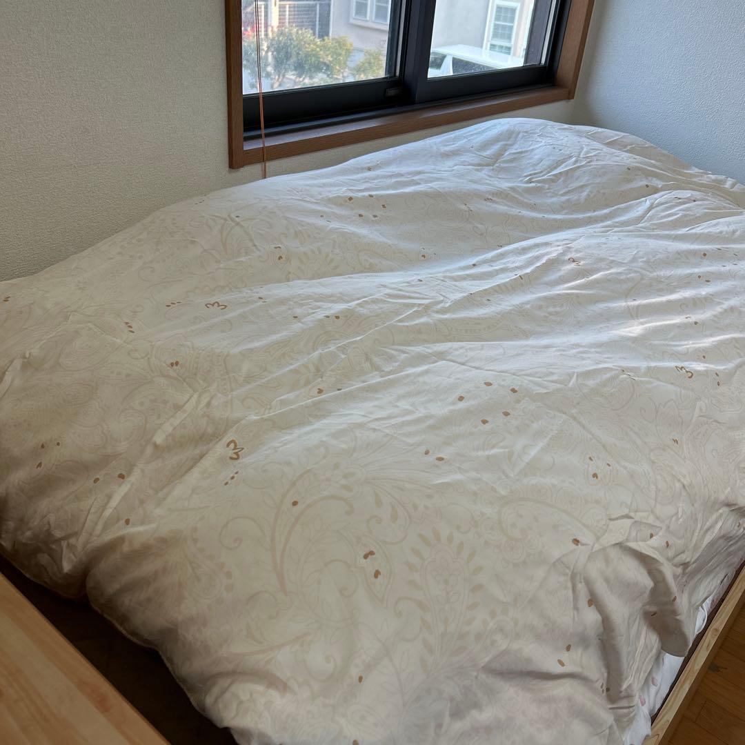 最高級！グランドマザー　グースダウン掛け布団！クリーニング済み！