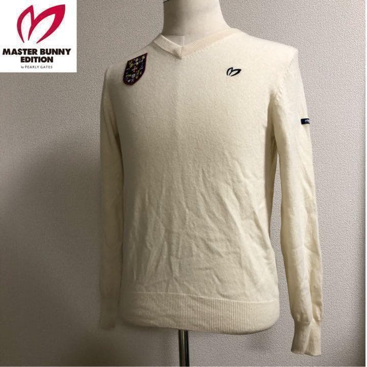 マスターバニーエディション カシミア100% ニット アイボリー サイズ4
