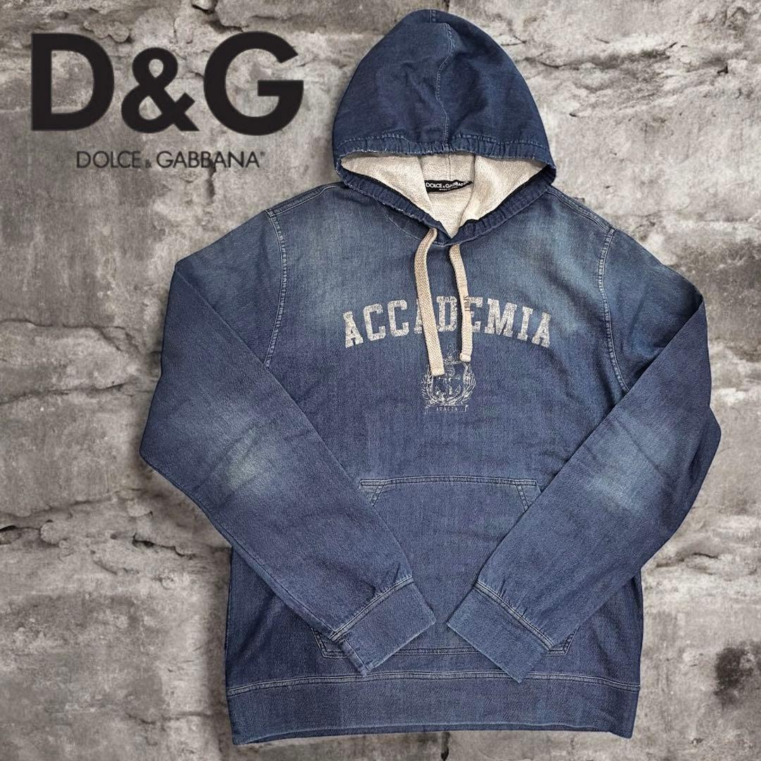 excellent様 希少美品✨ドルチェアンドガッバーナパーカーブルー52