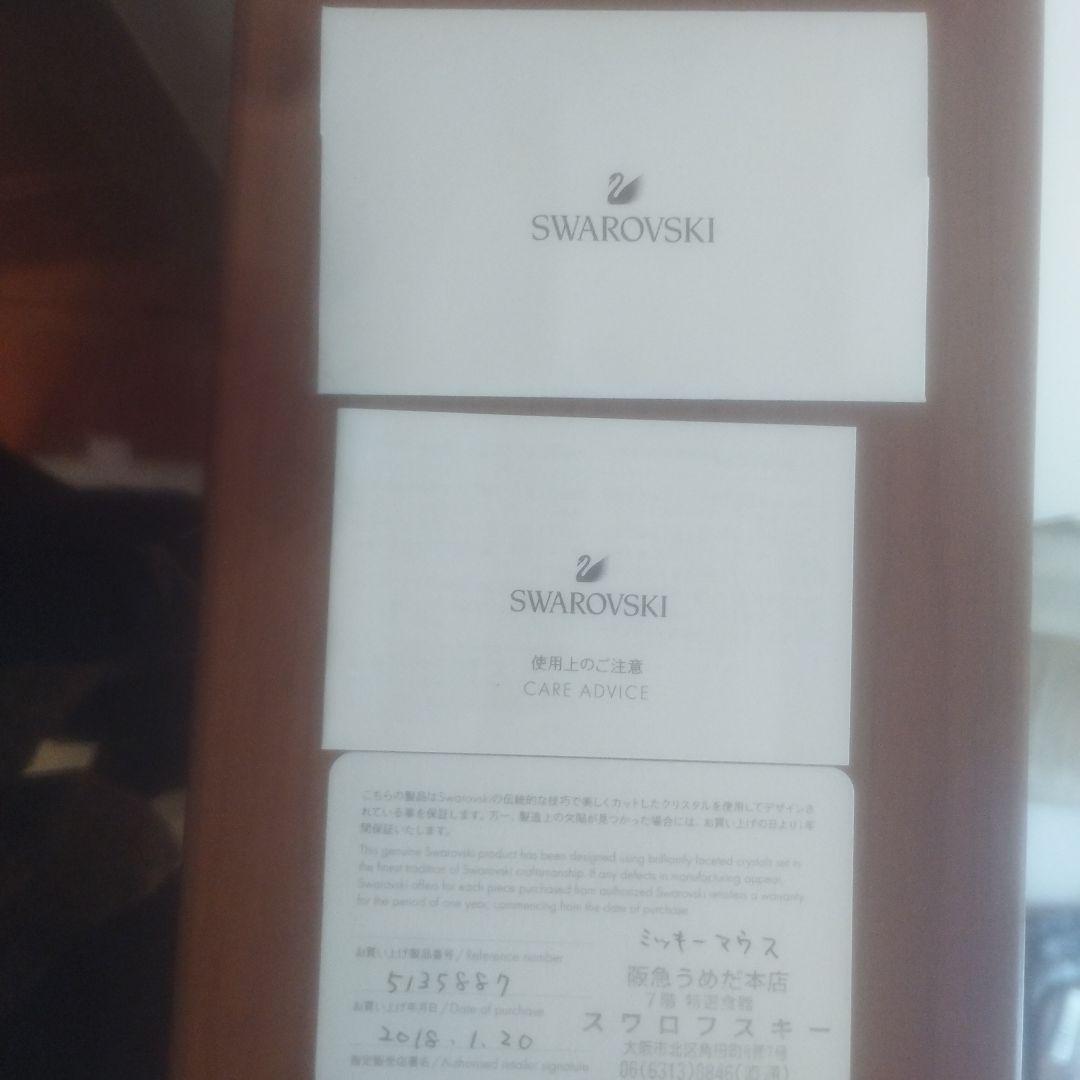 Swarovski Mickey Mouse 置物　未使用　箱保管