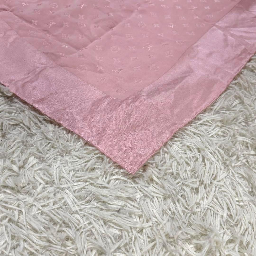 15448✨良品✨LOUIS VUITTON モノグラム 大判ストール ピンク