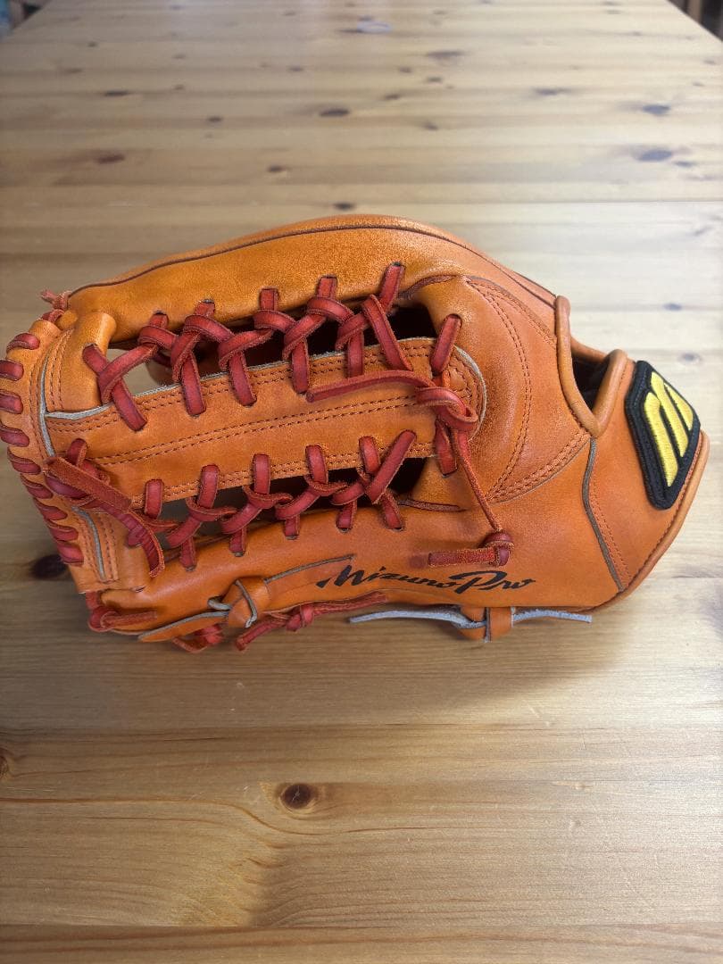 【レア・当時物美品】ミズノプロ 硬式用グラブ　外野　左投げ（ビッグM）
