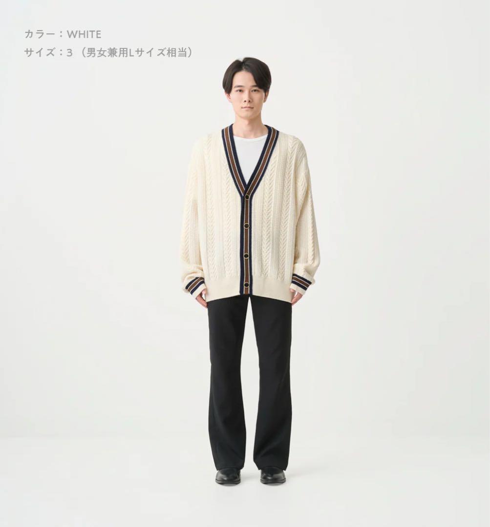 佐藤健ABYTS TILDEN CARDIGAN 男女兼用サイズ2 Mサイズ相当