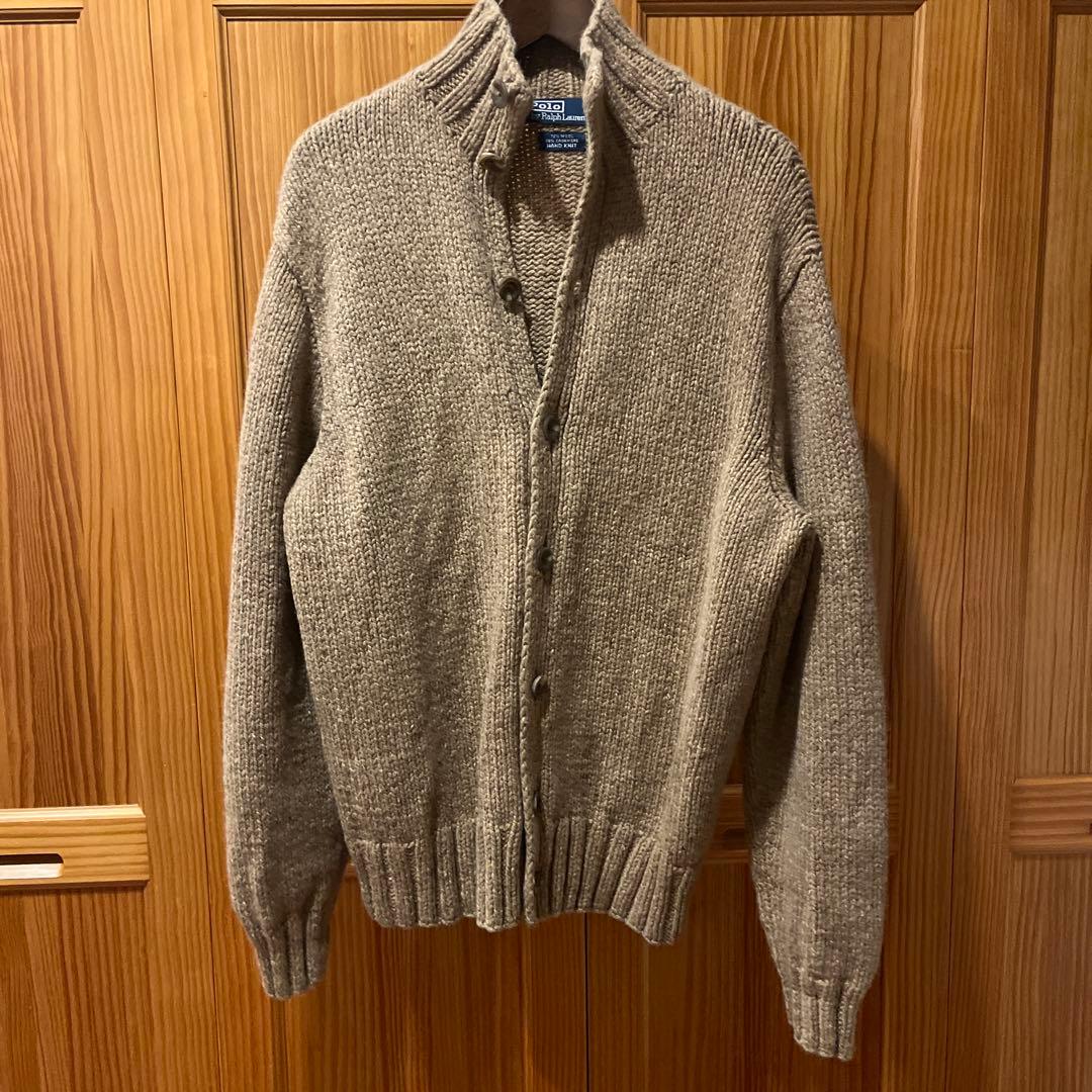 Polo by Ralph Lauren カシミヤ　ハンドニットカーディガン