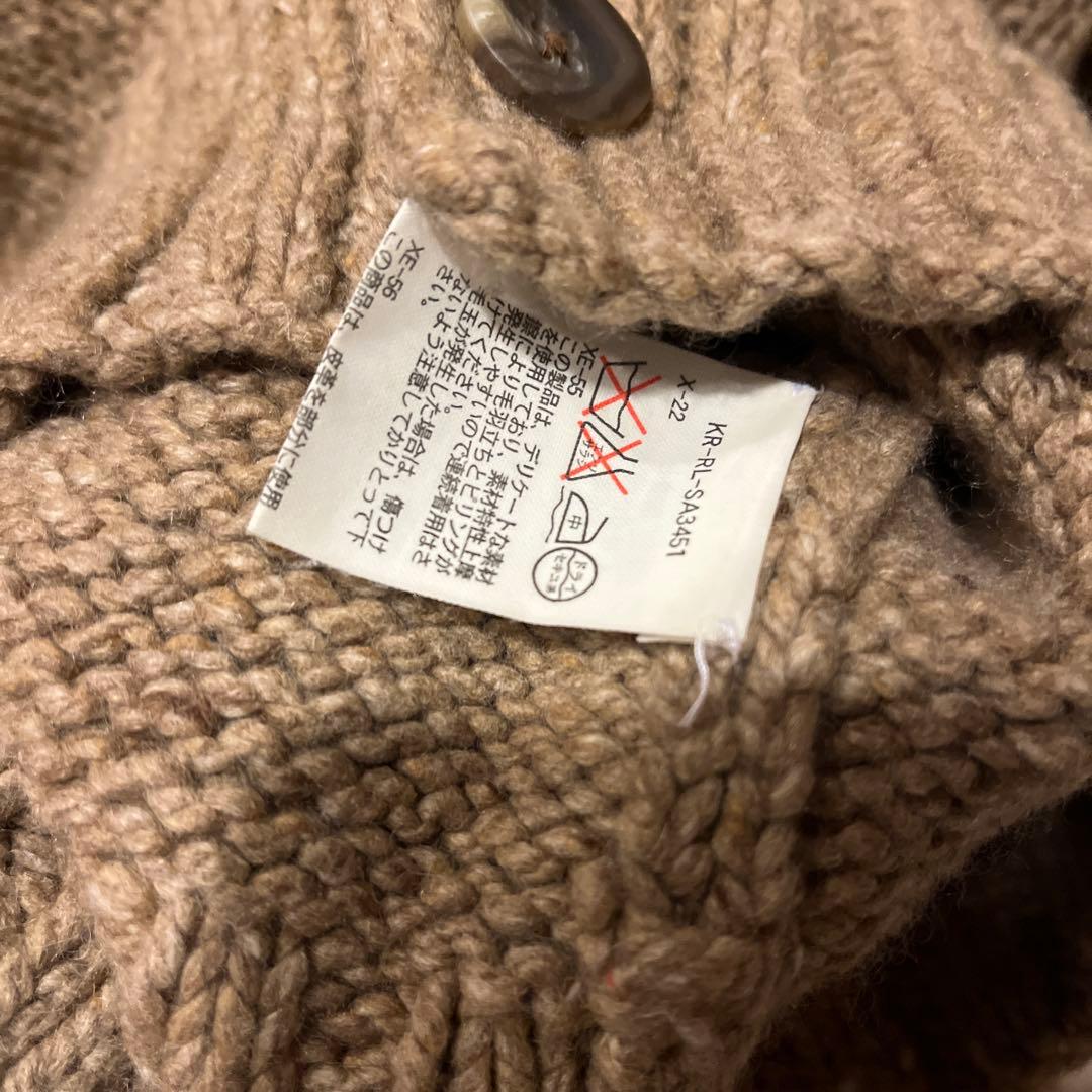 Polo by Ralph Lauren カシミヤ　ハンドニットカーディガン